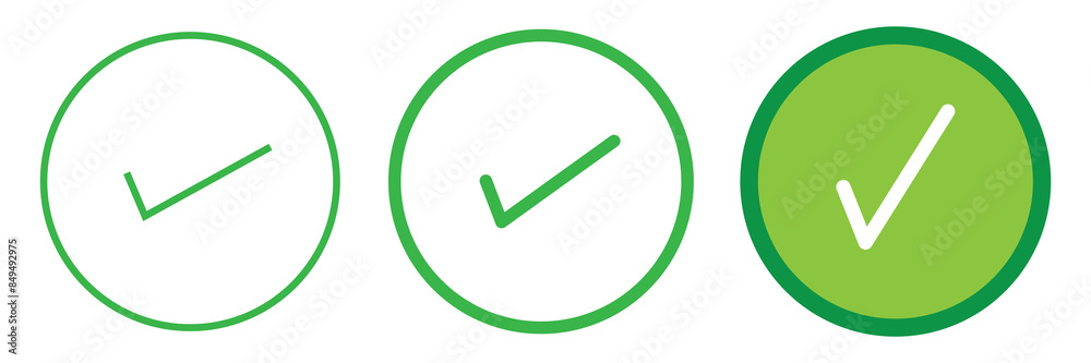 Check mark sign icon vector. Black check mark on white background. Approved icon. Vector illustration. Eps file 79. Check mark sign icon vector. Black check mark on white background. Approved icon. Vector illustration. Eps file 79.