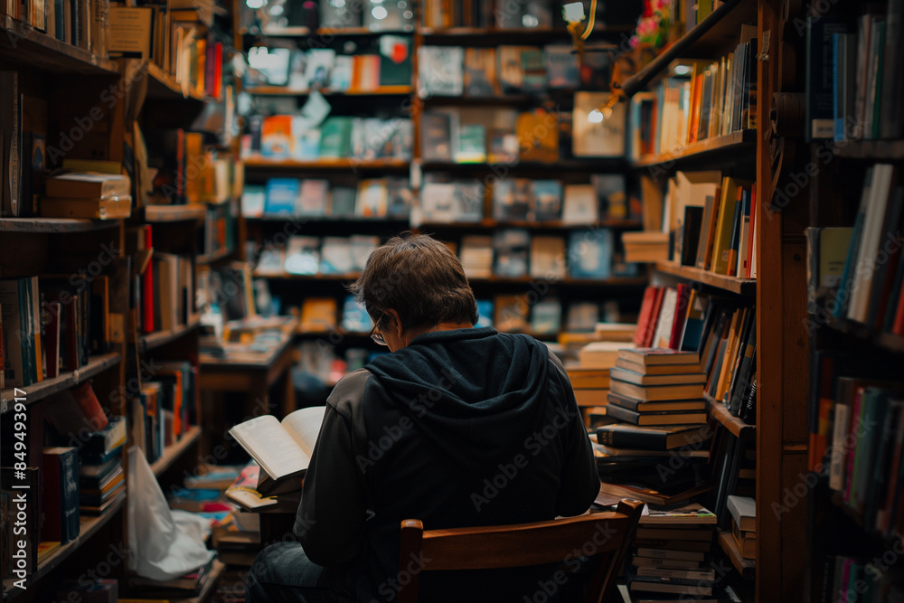 Love story book with open page of literature in heart shape and stack piles of textbooks on reading desk in library, People like to read textbooks Love story book with open page of literature in heart shape and stack piles of textbooks on reading desk in library, People like to read textbooks