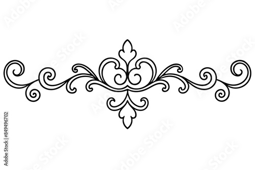 Decorative Designs, Decorative Borders, Intricate Border Designs,  , Baroque and Rococo Ornaments  vector silhouette