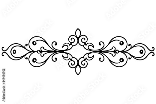 Decorative Designs, Decorative Borders, Intricate Border Designs,  , Baroque and Rococo Ornaments  vector silhouette
