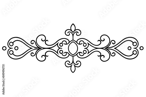 Decorative Designs, Decorative Borders, Intricate Border Designs,  , Baroque and Rococo Ornaments  vector silhouette