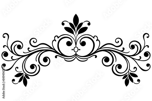 Decorative Designs, Decorative Borders, Intricate Border Designs,  , Baroque and Rococo Ornaments  vector silhouette