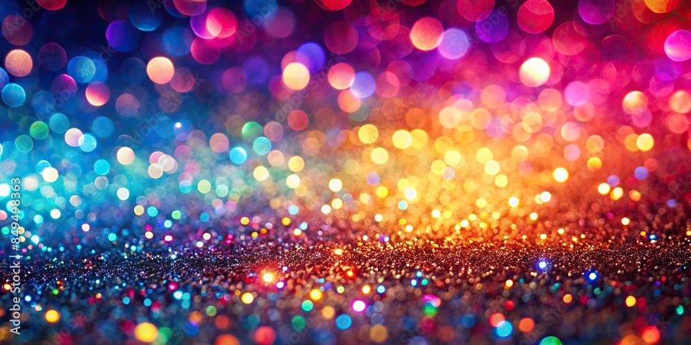 Abstract colorful glitter background with bokeh lights, glitter, abstract, colorful, background, bokeh, lights, sparkles