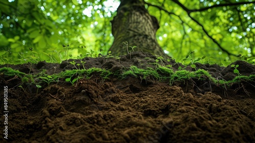 Crucial nutrients found in the soil that support tree growth aiding in the production of oxygen for air purification © AkuAku