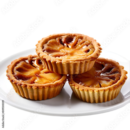 butter tarts image white background photo