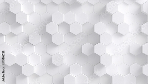 Geometric hexagonal honeycomb polygon science biology background