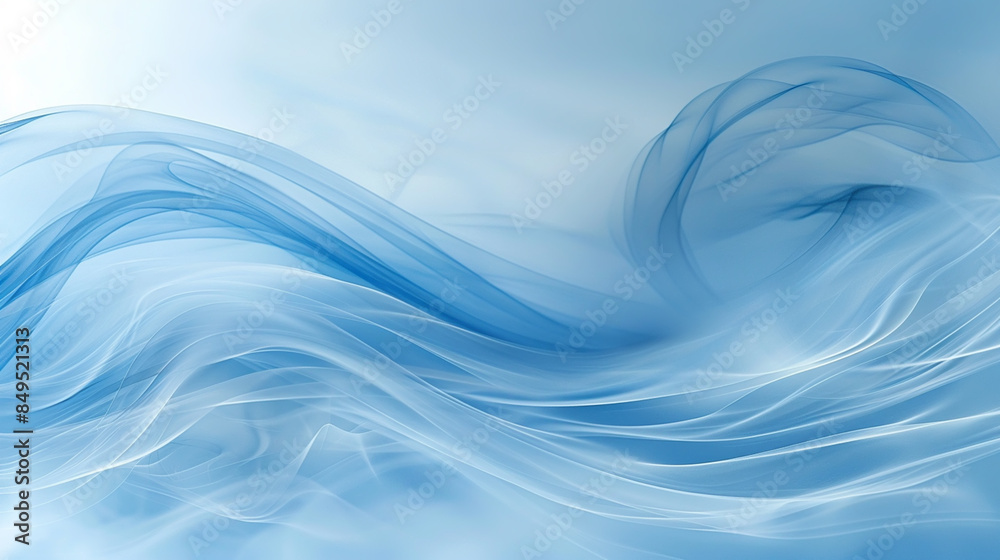 Abstract Blue Flowing Lines - Contemporary Design for Modern Decor, Digital Art, or Backgrounds Abstract Blue Flowing Lines - Contemporary Design for Modern Decor, Digital Art, or Backgrounds