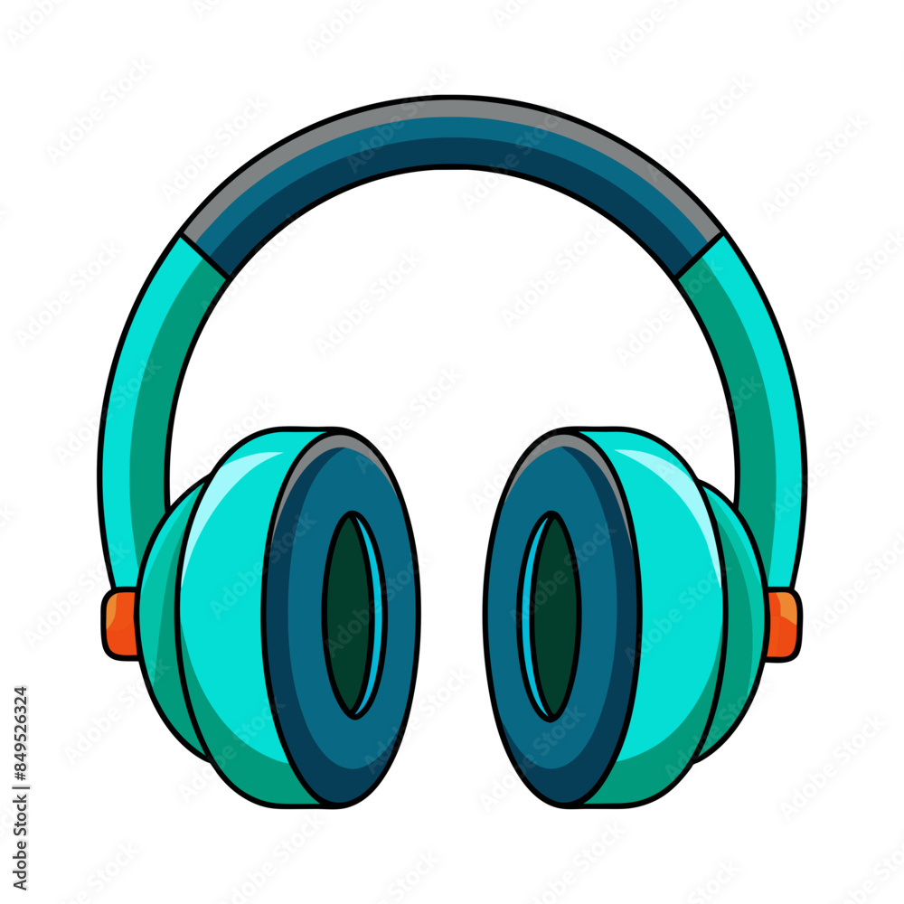 Headphones Vector Illustration Icon high resolution Headphones Vector Illustration Icon high resolution