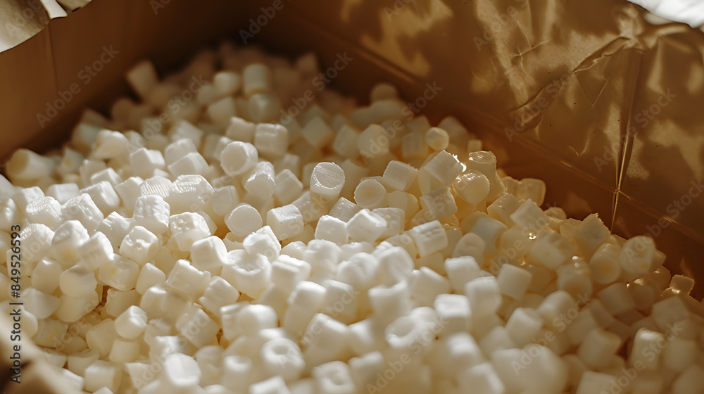 A box of marshmallows is sitting on a table A box of marshmallows is sitting on a table