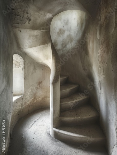 Stufen ins Unbekannte: Das Geheimnis abstrakter Treppen photo