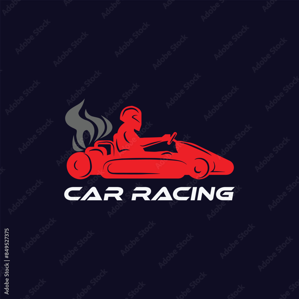 auto car racing sports logo design vector auto car racing sports logo design vector