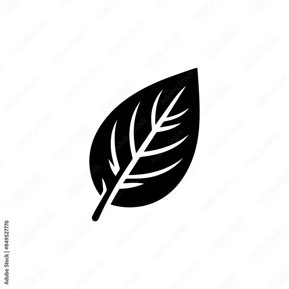 Obraz premium Illustration of leaf icon