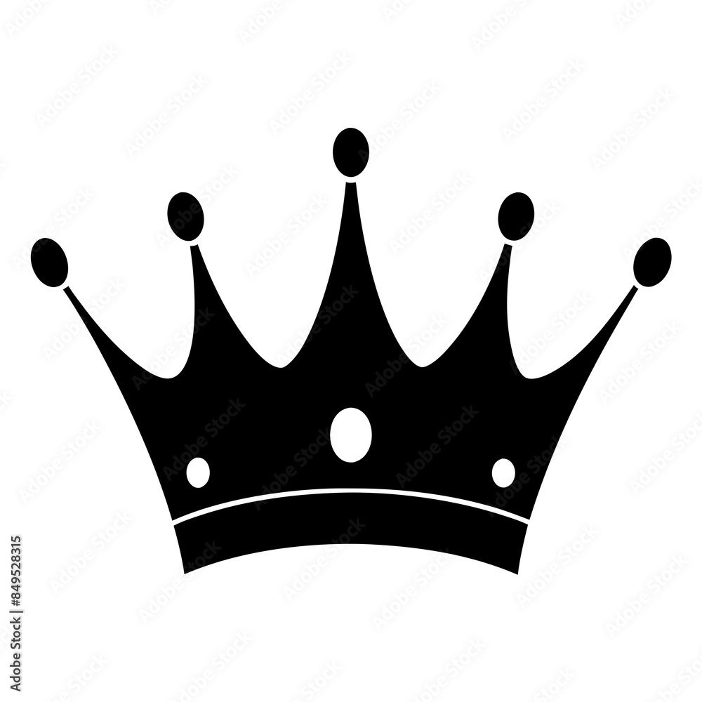 one crown silhouette vector illustration
one crown silhouette vector illustration