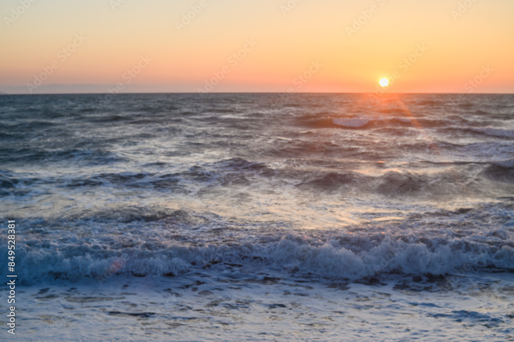 Sunset, evening landscape, sea, photo on the island of Cyprus 1 Sunset, evening landscape, sea, photo on the island of Cyprus 1