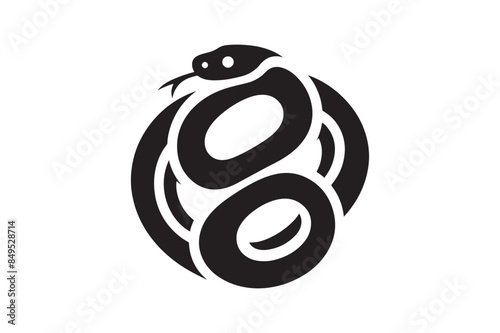 Snake Silhouette Vector Illustration