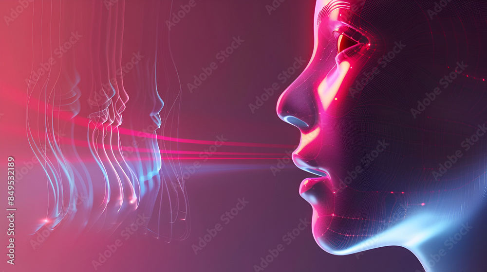 Expression of AI voice technology Expression of AI voice technology