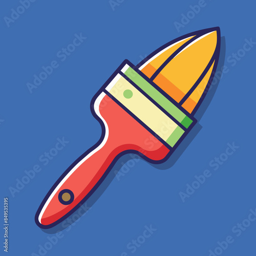 Paintbrush Vector Illustration Icon 