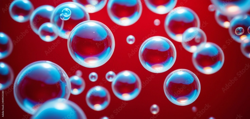 Colorful soap bubbles close-up. Macro. Washing and cleaning. Banner, poster, background. With copy space Colorful soap bubbles close-up. Macro. Washing and cleaning. Banner, poster, background. With copy space