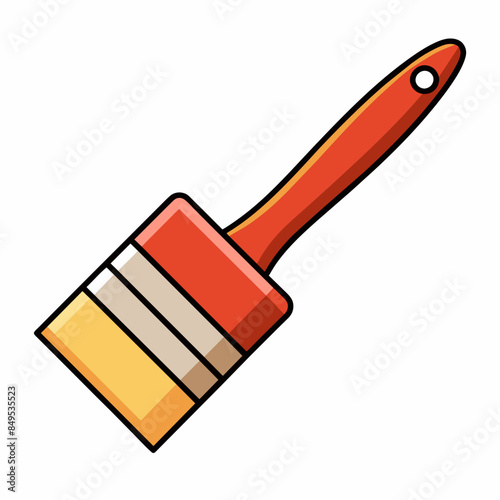 Paintbrush Vector Illustration Icon 