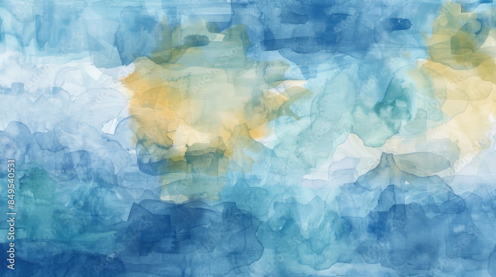 Fototapeta premium Handcrafted Watercolor Wash Texture Abstract Artistic Background