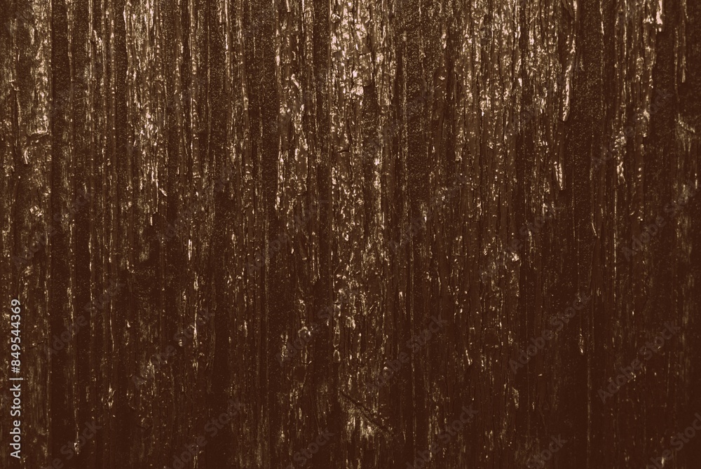 Fototapeta premium Dark dirty fence, wooden background