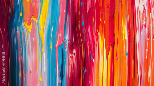 Streaks in a full range of colors, creating vivid and dynamic patterns. Intense shades and flowing lines give the background a unique look. photo