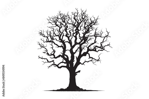 Tree Silhouette Vector Illustration