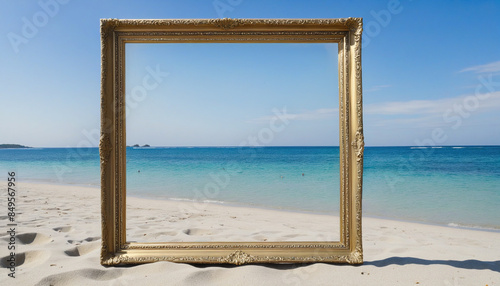 Wallpaper Mural Capturing the perfect backdrop: framing the ultimate beach getaway Torontodigital.ca