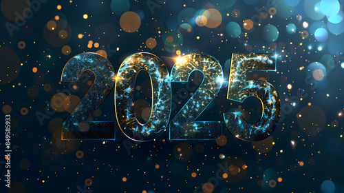 2025 Happy New Year design