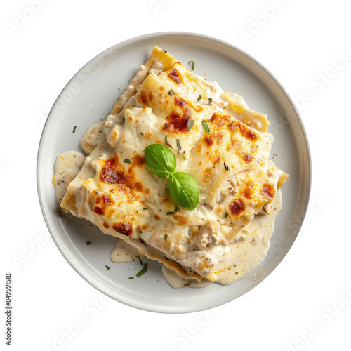 A Plate of Chicken Lasagna ...