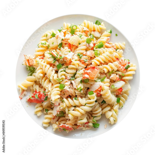 A Plate of Crab Pasta Salad...