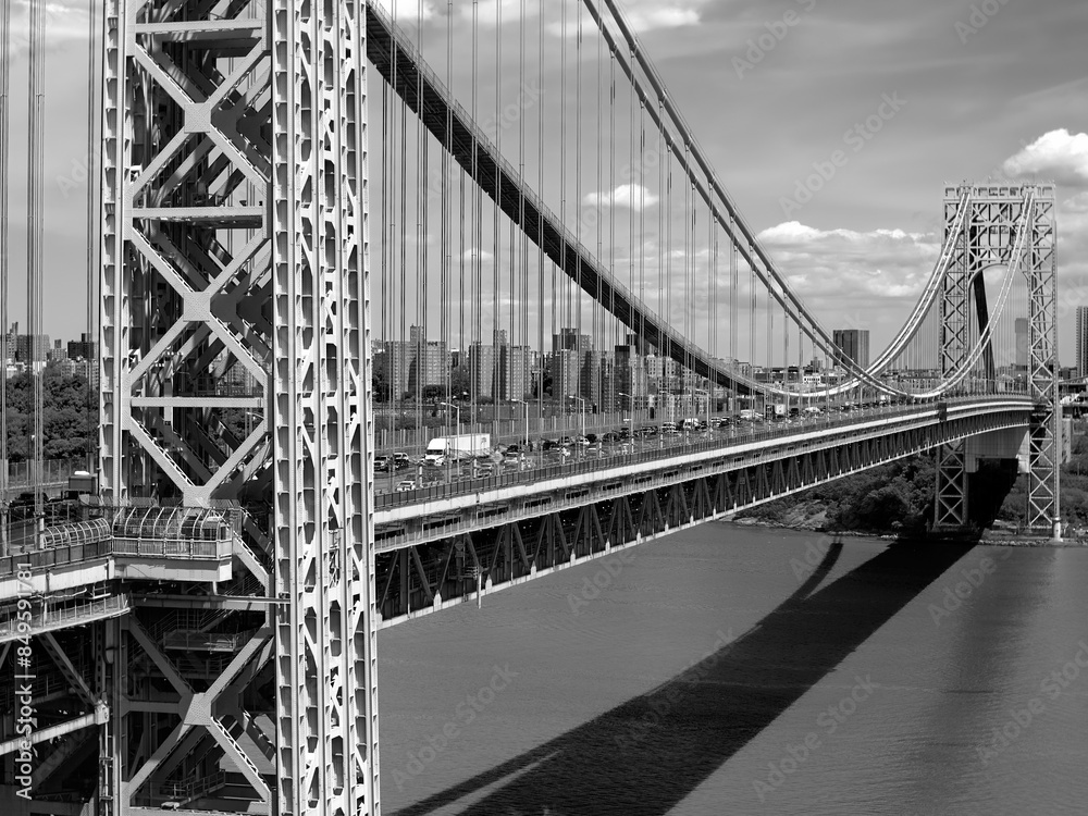 Obraz premium city life bridge