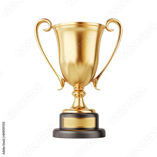 Wallpaper Mural Gold trophy on transparent background Torontodigital.ca