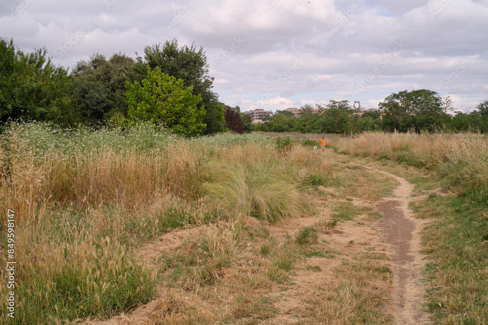 Riserva naturale Valle dell'Aniene, urban city park in Rome, Italy	