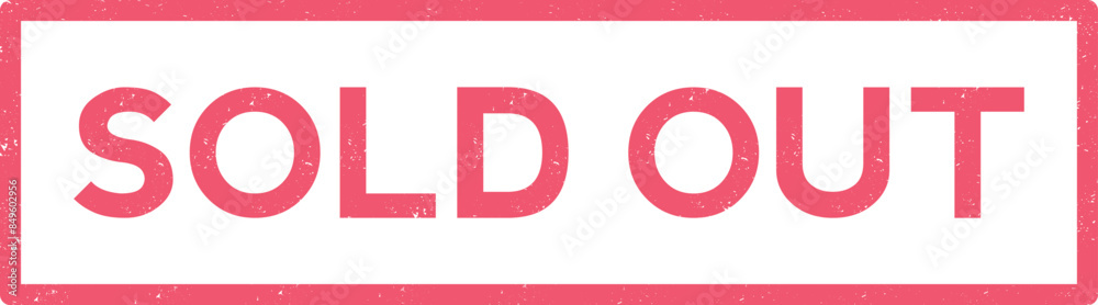 SOLD OUT text written on red stamp sign. Red stamp on a white background - Sold out. Red sold out vector stamp design SOLD OUT text written on red stamp sign. Red stamp on a white background - Sold out. Red sold out vector stamp design