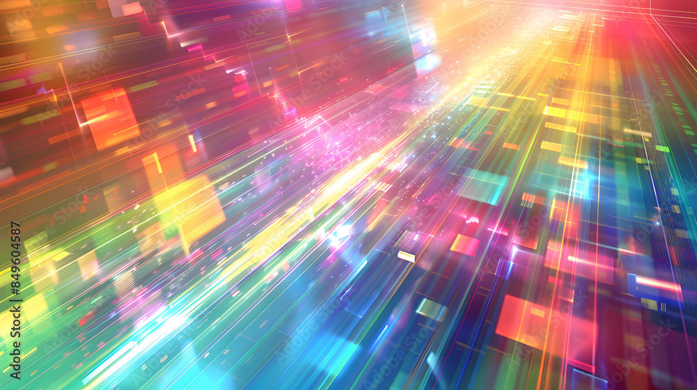 Abstract background of fiber technology lights Abstract background of fiber technology lights