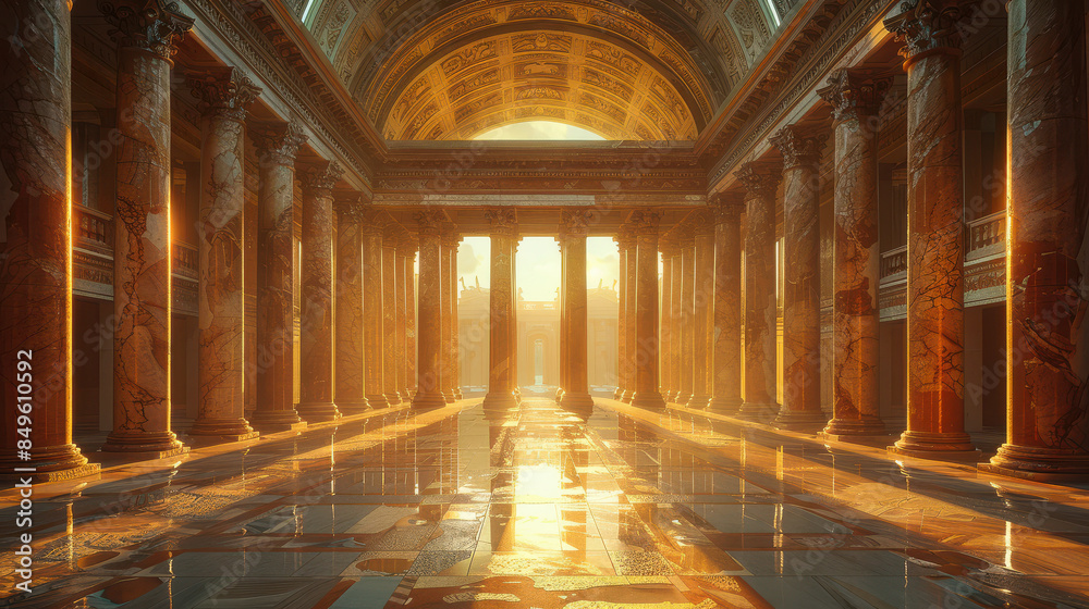 Capture the grandeur of Berlin, Germany created with Generative AI technology Capture the grandeur of Berlin, Germany created with Generative AI technology