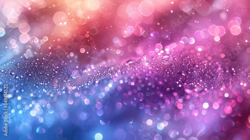 Abstract Bokeh Background with Water Droplets