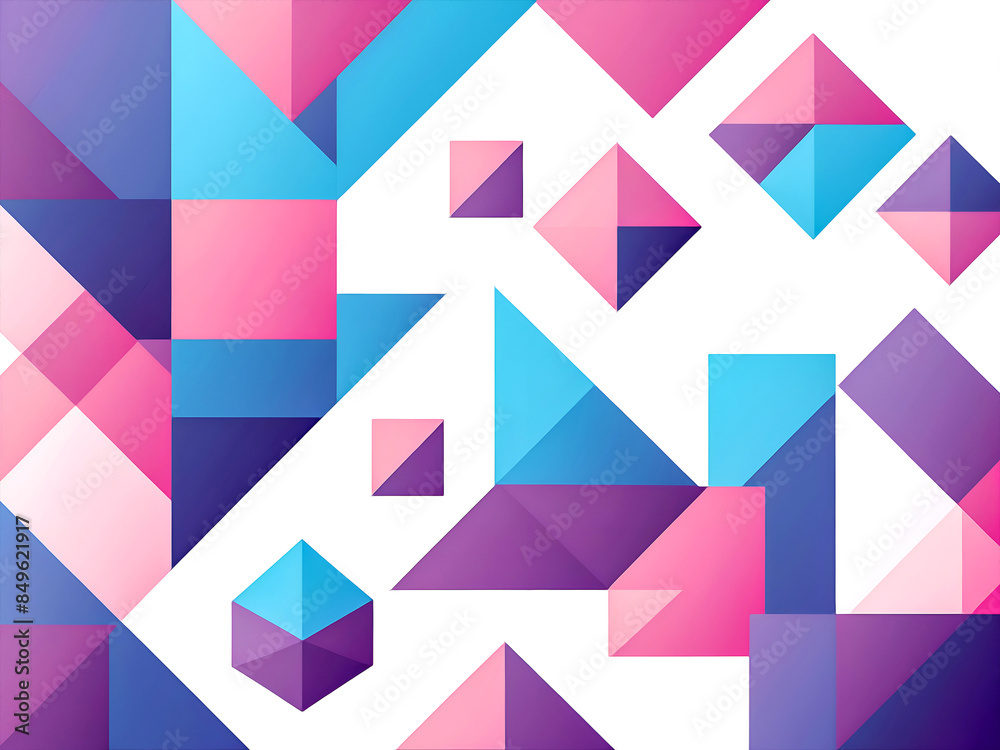 Abstract vector background with geometric shapes and blocks Abstract vector background with geometric shapes and blocks