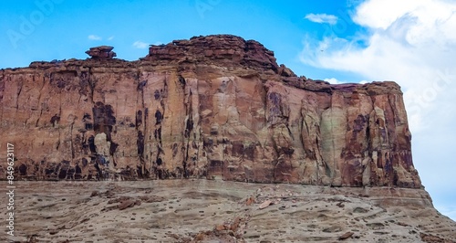 Wallpaper Mural Red petrified sandstone rock in the Arizona desert Torontodigital.ca