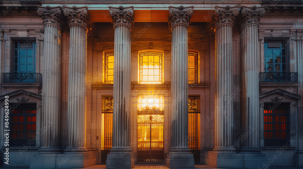 Fototapeta premium Capture the grandeur of Madrid, Spain created with Generative AI technology