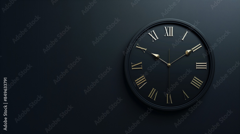 black background presentation, clock - minimum concept execution time, dark background black background presentation, clock - minimum concept execution time, dark background