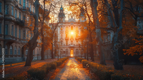 Capture the grandeur of Prague, Czech Republic created with Generative AI technology