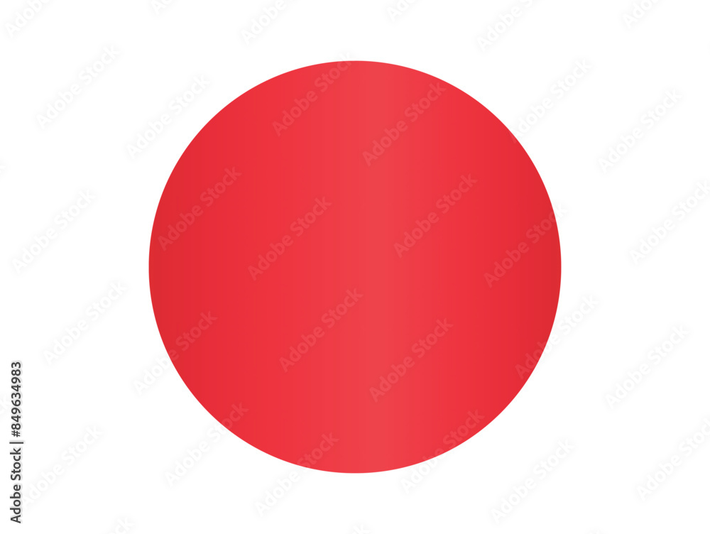 Red circle centered white background. Simple red geometric shape, minimalist design element. Graphic round icon isolated white background Red circle centered white background. Simple red geometric shape, minimalist design element. Graphic round icon isolated white background