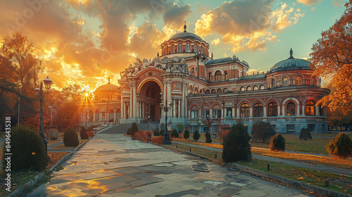 Capture the grandeur of Sofia, Bulgaria created with Generative AI technology