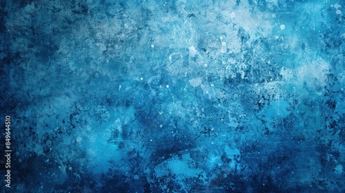 grunge background with baby blue. medium blue color vector background © printartist