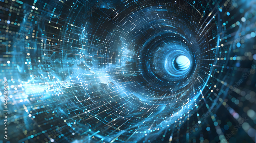 Fototapeta premium Abstract digital background