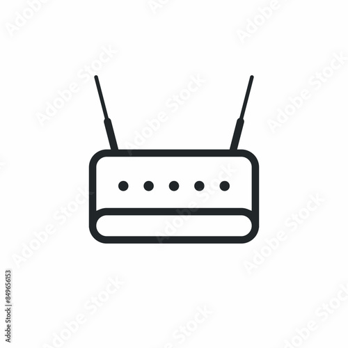 wireless internet router modem icon