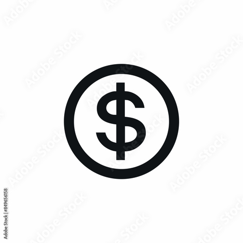 coin money finance currency icon
