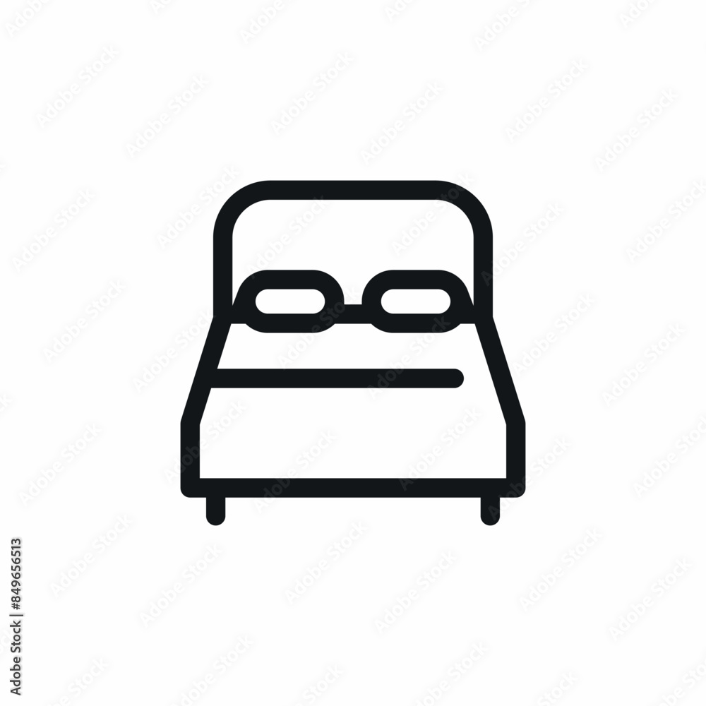 bed sleep furniture bedroom icon bed sleep furniture bedroom icon